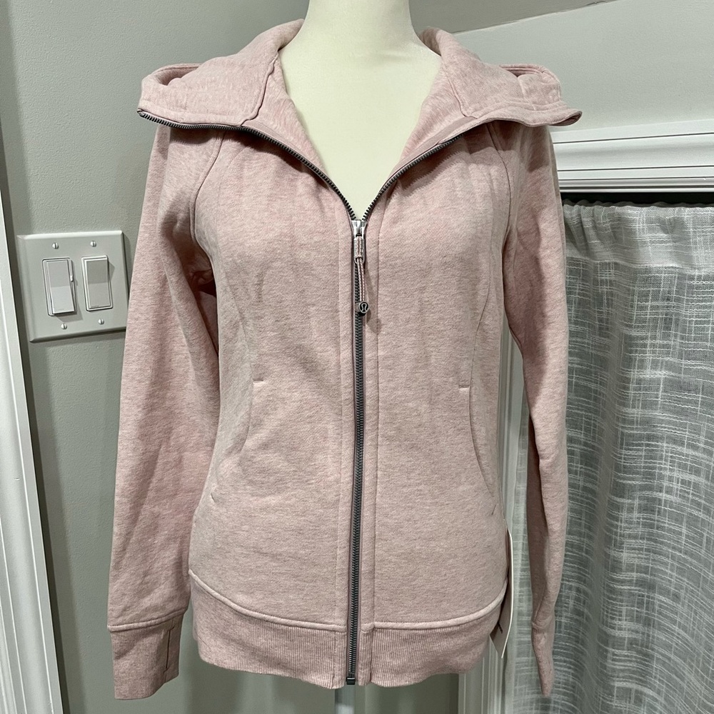 *NWT❗️Lululemon Heathered Pink Scuba Hoodie - Picture 5 of 10